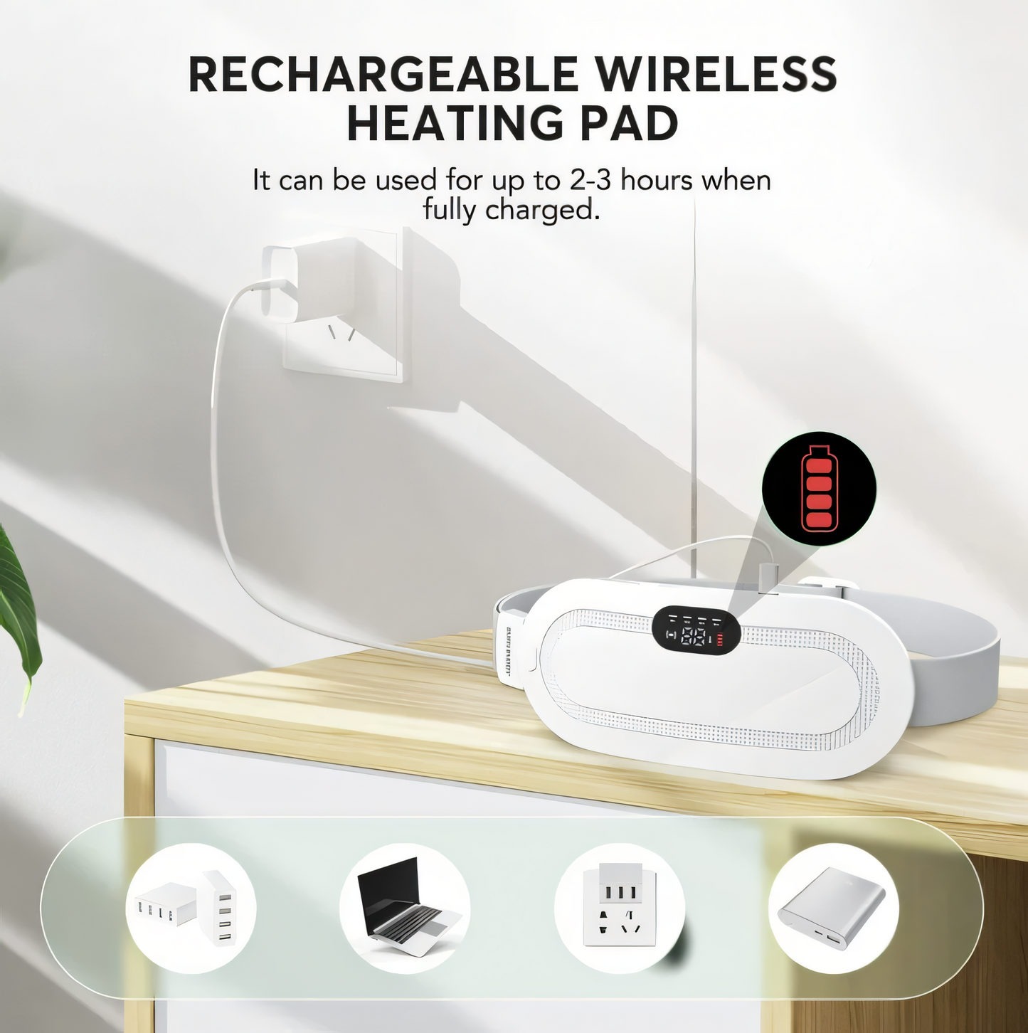 Portable Heating Pad for Period Comfort